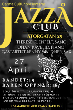 Jazzå Club: Klenfelt, Ranelid, Waldner