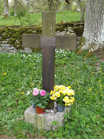 Kreuz auf dem Bocka Friedhof. Foto: Bernd Beckmann