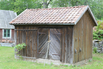 Outhouse at the orchard. Foto: Bernd Beckmann