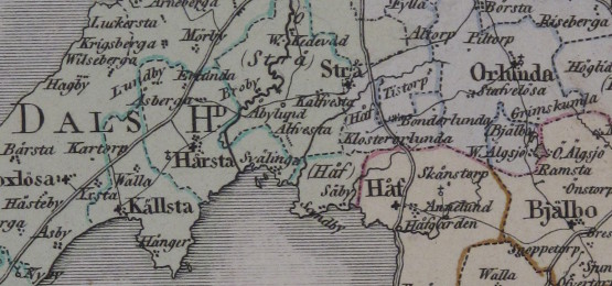 Karte von 1810