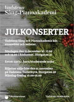 Vadstena Sång & Pianoakademi - Julkonserter