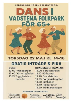 Dans i Vadstena Folkpark för 65+