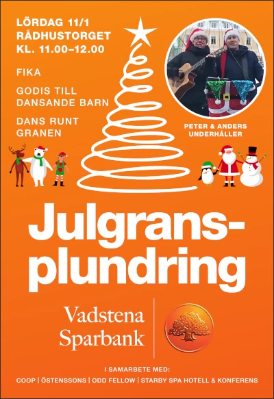 Julgransplundring i Vadstena