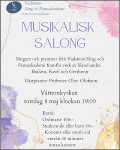 Vadstena Sång och Pianoakademi: Musikalisk Salong