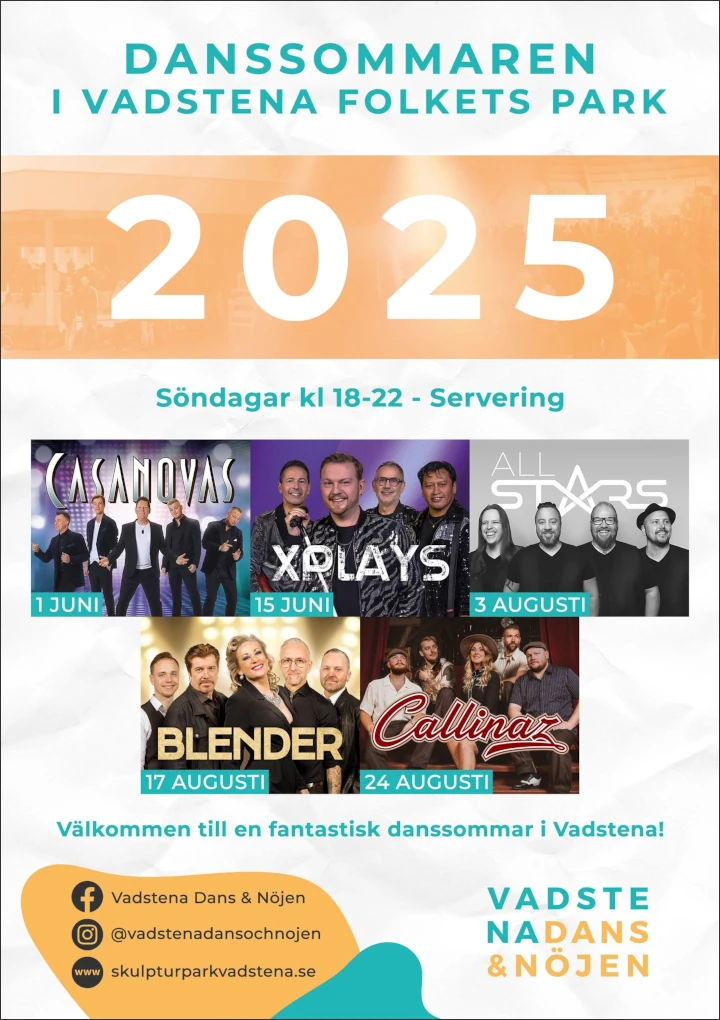 Danssommaren i Vadstenas Folkets Park 2025