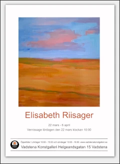 Vadstena Konstgalleri: Elisabeth Riisager 2025 (22/3-6/4)