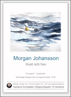 Vadstena Konstgalleri: Morgan Johansson - Kust och hav (23/8-7/9)