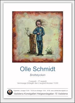 Vadstena Konstgalleri: Olle Schmidt - Brottstycken (2/8-17/8)