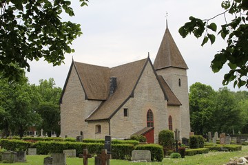 Kirche von Rogslösa. Foto: Bernd Beckmann