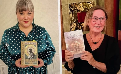 Två skönlitterära böcker om Malin Blomsterberg