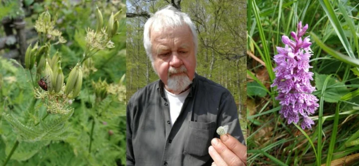 Stocklycke äng med biolog Kjell Antonsson
