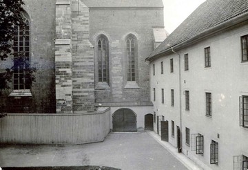 Innenhof des Nonnenklosters. Foto: Föreningen Gamla Vadstena