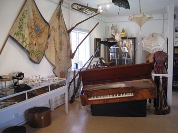 Vadstena Stadtmuseum - Ausstellung im Erdgeschoß. Foto Bernd Beckmann