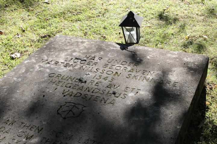 Mårten Skinnares grave. Foto: Bernd Beckmann