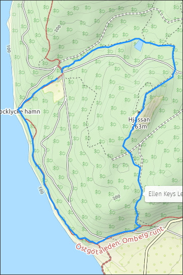 Map Ellen Keys trail